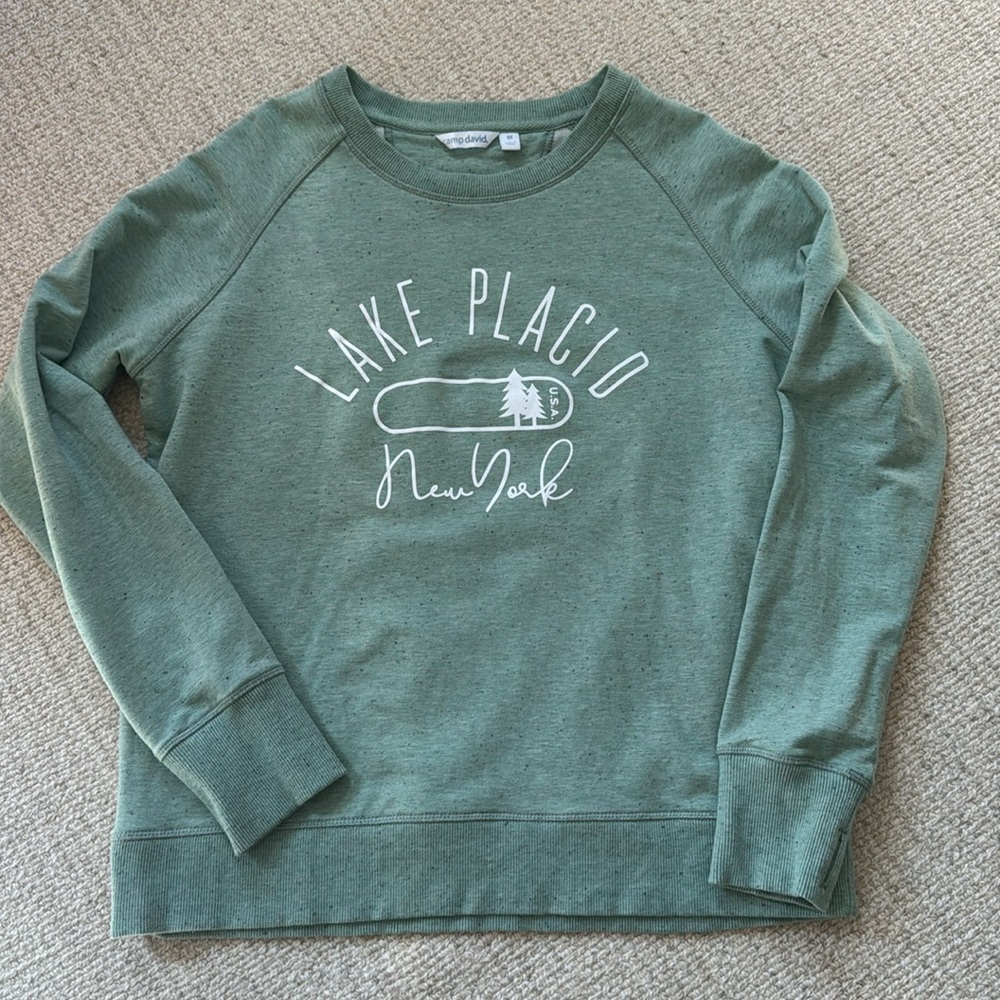 Lake Placid Women's Green Sweatshirt